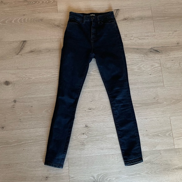 BDG Super High Rise TWIG Ankle Deep Blue Skinny Jeans - Picture 4 of 13